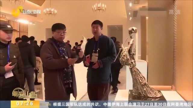 手工雕刻 青铜铸造技艺 3D打印 2019中国雕塑年鉴展在荣成开幕