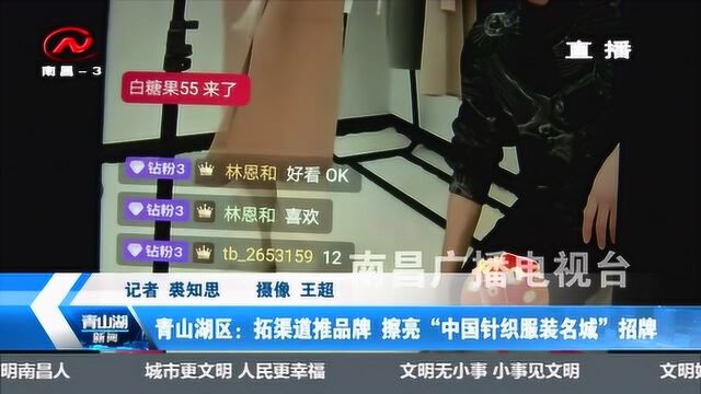 青山湖区:拓渠道推品牌 擦亮“中国针织服装名城”招牌