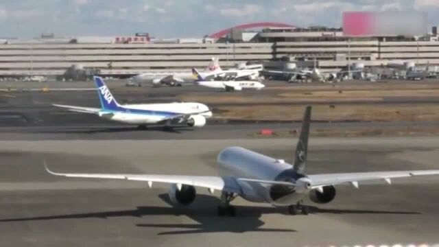 日本机场的汉莎A350,比波音787要好看了