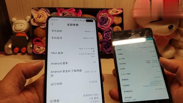 RedmiK30与华为P8青春版同框,是不是恍如隔世?