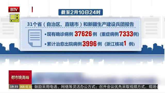 2月10日新增确诊病例2478例 出院716例