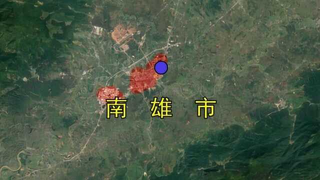 广东南雄市——地图看城市建设发展历程