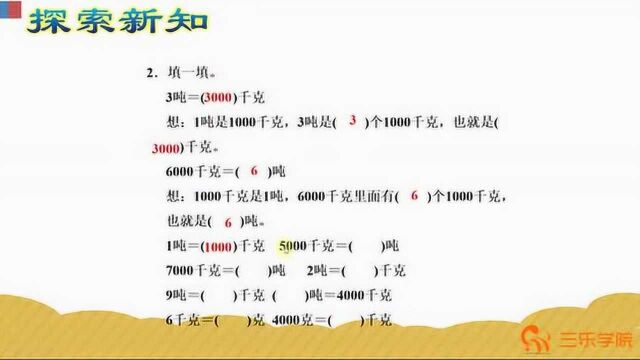 认识质量单位“吨”,考试必考内容之一,小升初也是重点内容