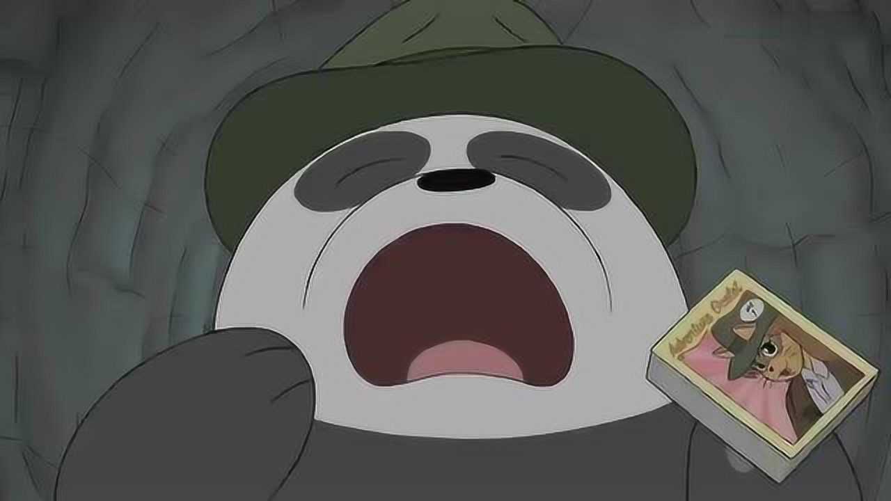 咱们裸熊胖达选择当个英雄牺牲自己的漫画