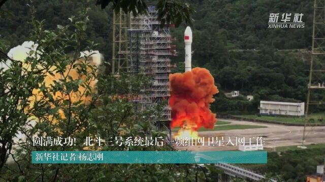 圆满成功!北斗三号系统最后一颗组网卫星入网工作