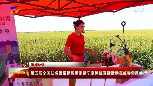 第五届全国知名蔬菜销售商走进宁夏活动在红寺堡区举行