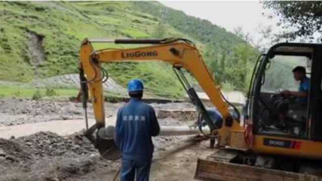 甘肃岷县强降雨泥石流灾害救灾安置有序进行