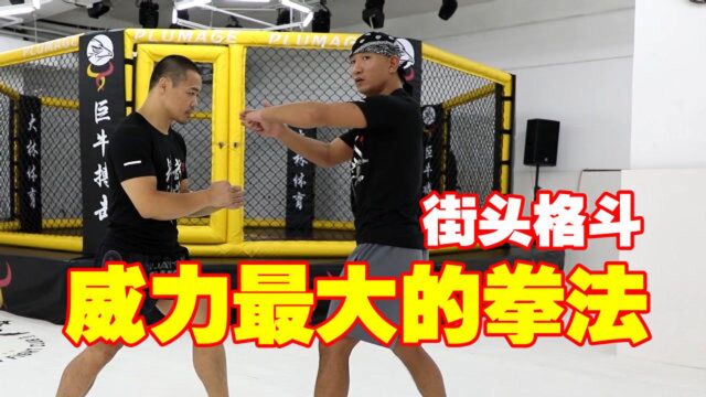 街头打架王八拳最常见!教你一招发力技巧,王八拳也能KO对手