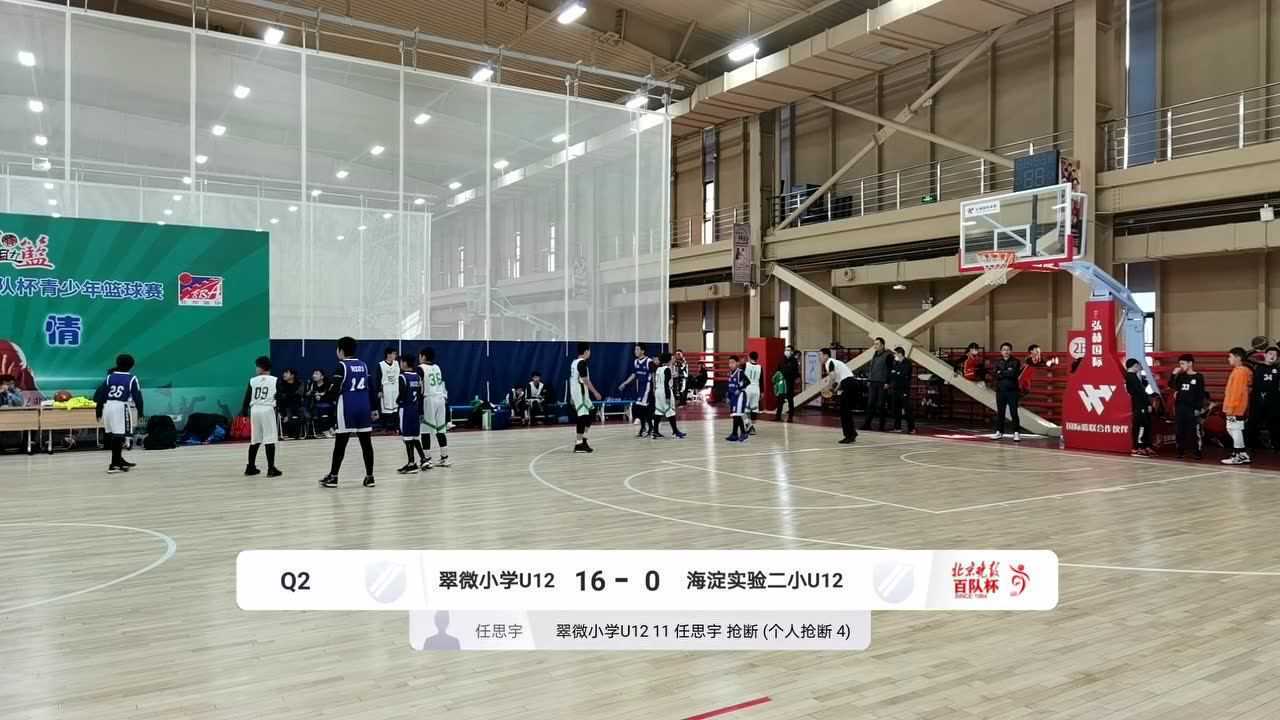 篮球其他 海淀实验二小U12VS翠微小学U12