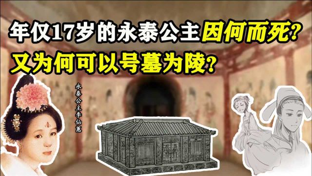 年仅17的永泰公主,因何而死?作为公主,墓地为何被称为“陵”?(上)