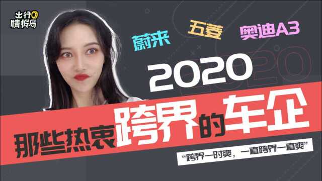 【出行情报局】2020年那些热衷跨界的车企