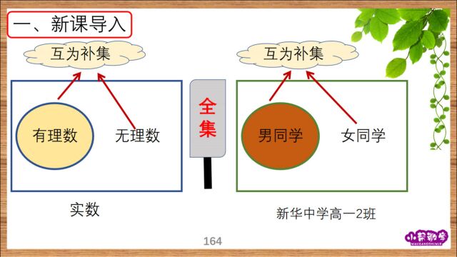 《集合》:1.10 集合间的基本运算(补集)