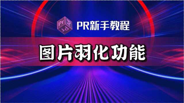 (PR新手教程)2分钟教你图片羽化功能