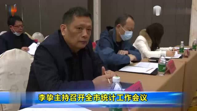 李挚主持召开岳阳市统计工作会议