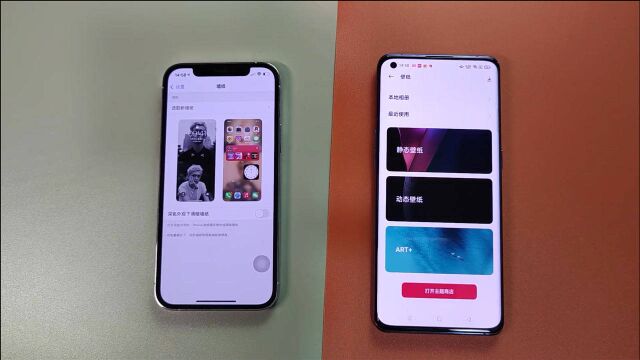 OPPO Find X3 Pro壁纸比iPhone12Pro好太多了,是吗?