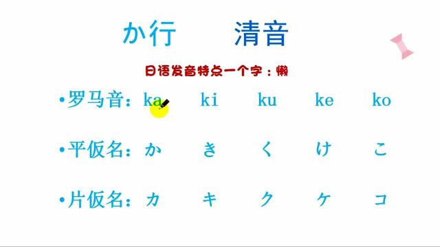 日语教学,日语五十音怎么学?零基础日语入门