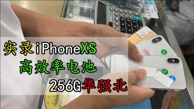 实录拿下iPhoneXs 256G高效率电池,大跌行情到亲民价