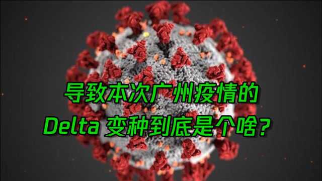 导致本次广州疫情的delta变种到底是个什么东西?