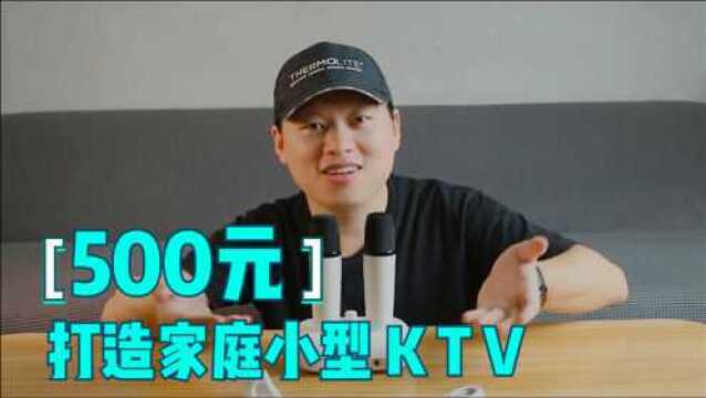 500元打造家庭小型KTV,不挑电视不挑音箱,颜值还高,这波不亏!