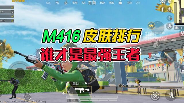 和平精英:M416皮肤排行,谁才是王者?