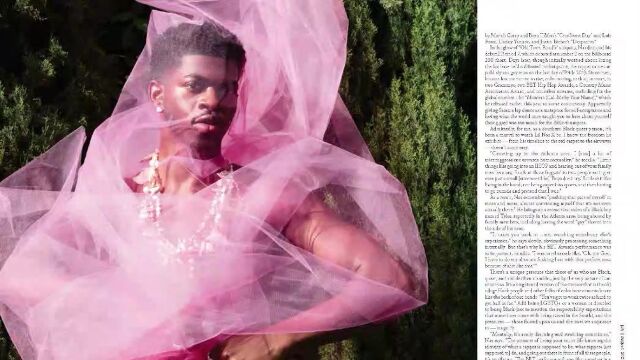 美国饶舌歌手 Lil Nas X 亮相 Out 七八月合刊大片