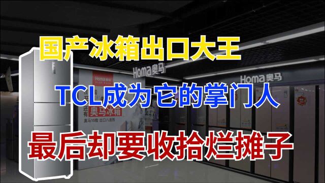 出口量蝉联12年中国第一,国产冰箱霸主陷入危机,连累TCL李东生