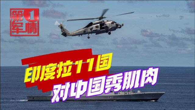 印度拉了11国秀肌肉,印媒叫嚣释放信号,演给中国看的?