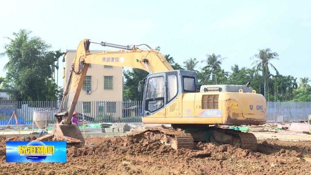 奋楫逐浪开新局丨南堀小学工程项目建设进入尾声 预计11月底完工