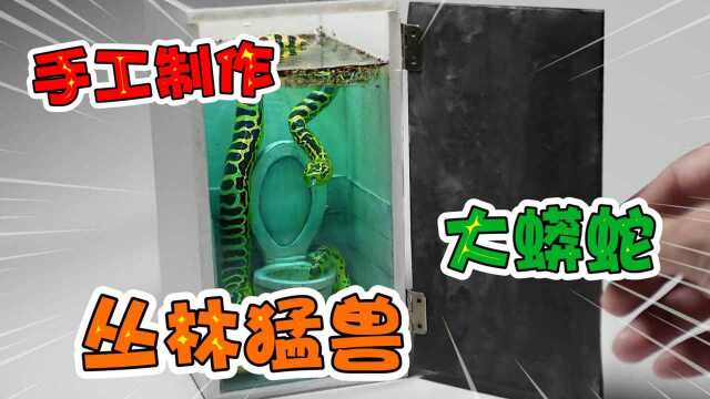 手工制作:丛林深处的巨大猛兽“大蟒蛇”~