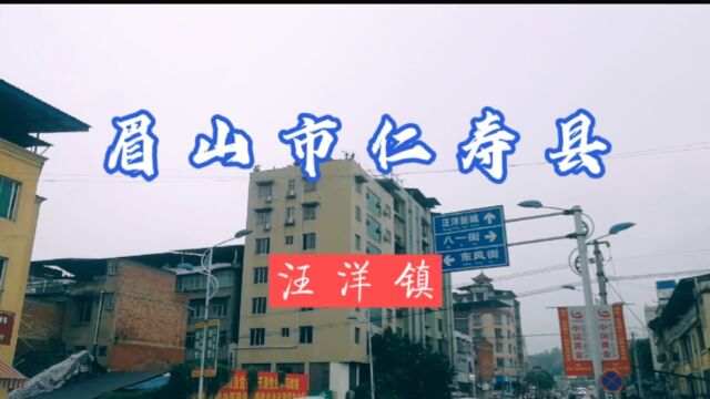 实拍,眉山市仁寿县汪洋镇