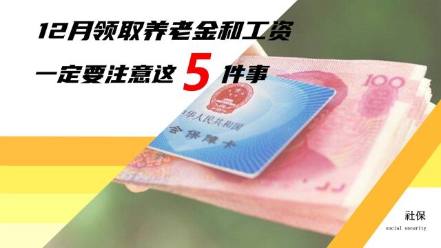 12月领取养老金和工资,一定要注意这5件事,不然钱袋子要受伤了