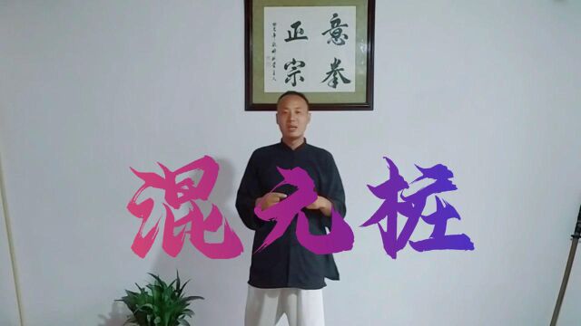 意拳混元桩站桩时的要求,简单易懂,你学会了吗