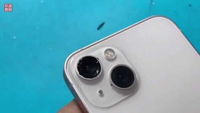 苹果iPhone13后置摄像头镜面玻璃更换教程