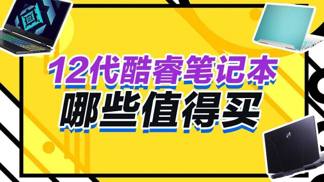 【笔记本电脑】2022年开学季,哪些12代酷睿笔记本值得买?