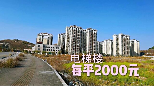 20层电梯房每平2000元,5%的入住率真是够呛,何时才能住满?