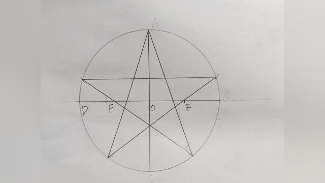 分享一个铆工常用的圆分五等份画法,方法简单易懂,非常适合新手#看点趣打卡计划