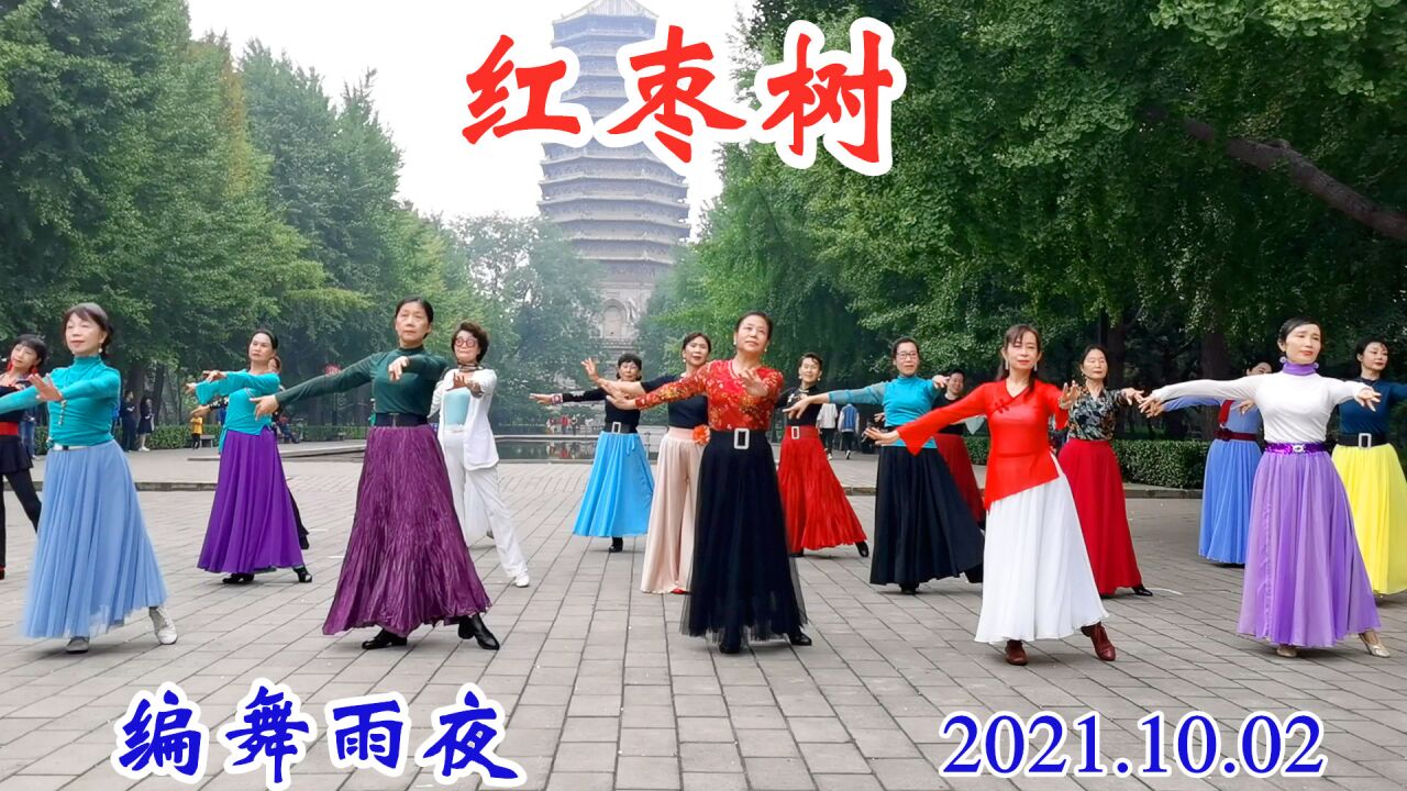 北京玲珑广场舞《红枣树》