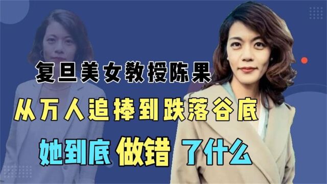 从万人追捧到跌落神坛,复旦“美女”教授,她究竟做错了什么?