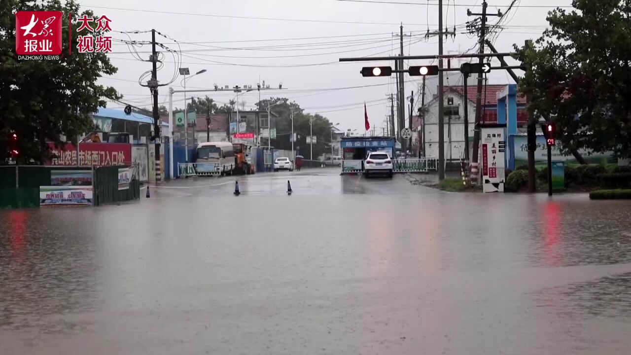 视频|邹平市降下72.4毫米暴雨,党员干部坚守一线垒实防汛堤