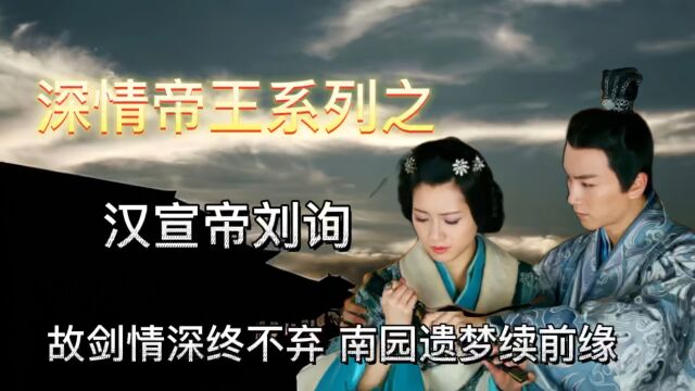 深情帝王系列之 汉宣帝刘询 故剑情深终不弃 南园遗梦续前缘