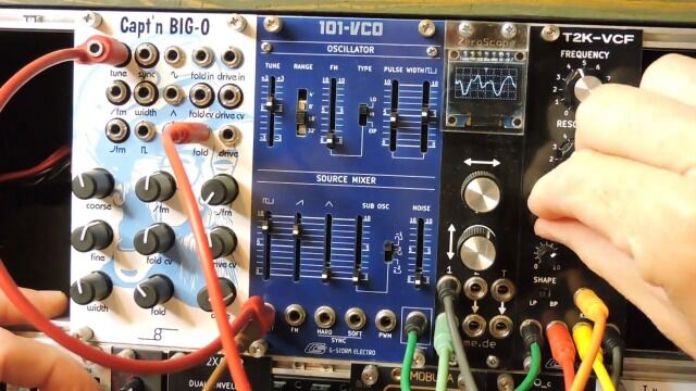 T2KVCF Transcendent 2000 Eurorack Filter Adaptation Demo No Talking