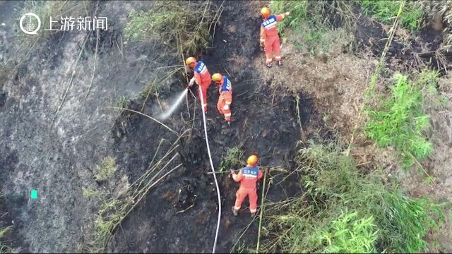 四川泸州合江县森林火灾基本扑灭