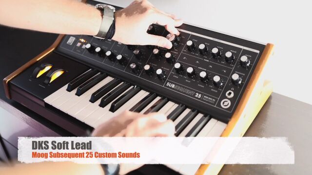 Moog Subsequent 25 Custom Sounds | No Talking | @MidiWareVideo