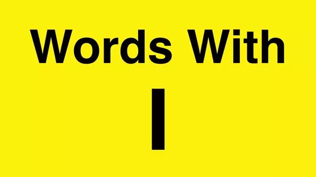 看图学点英语I开头的单词