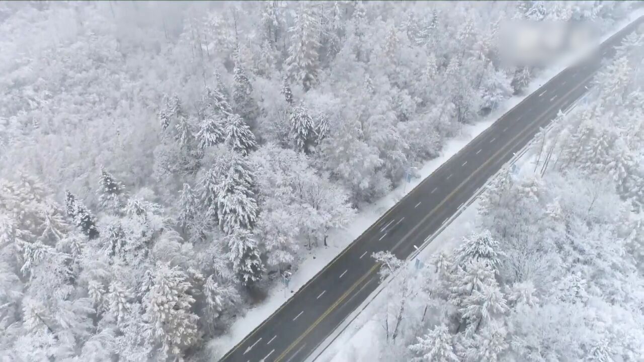 白雪皑皑!吉林长白山银装素裹宛如童话世界