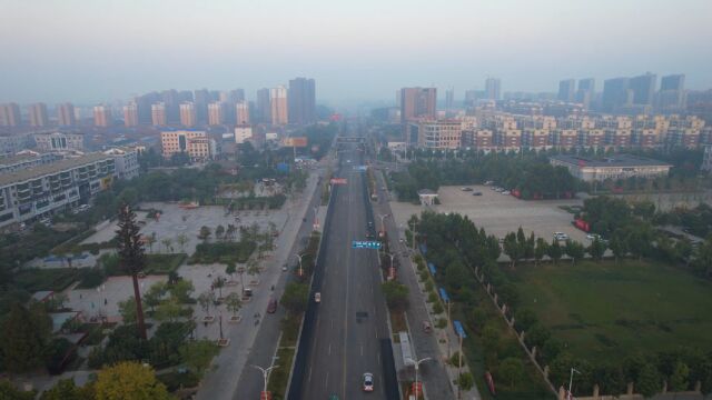 河南宁陵县人民路美丽街景