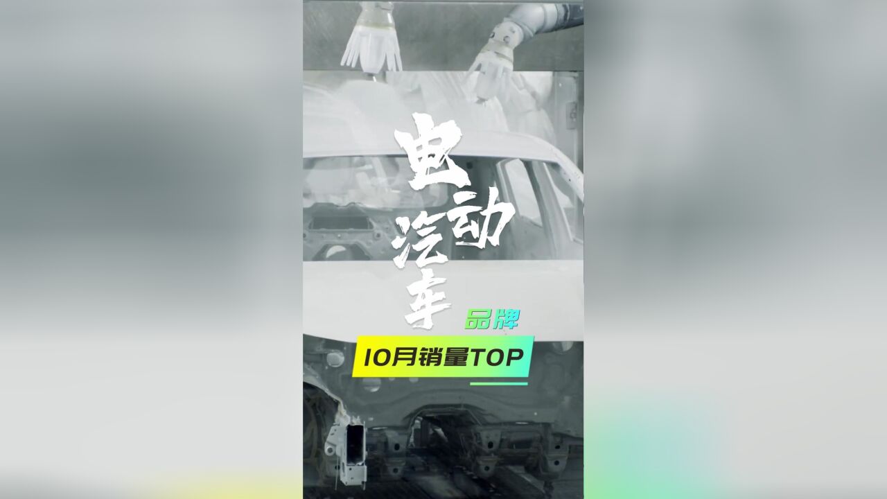 110月电动汽车品牌销量TOP10,特斯拉只能排第3