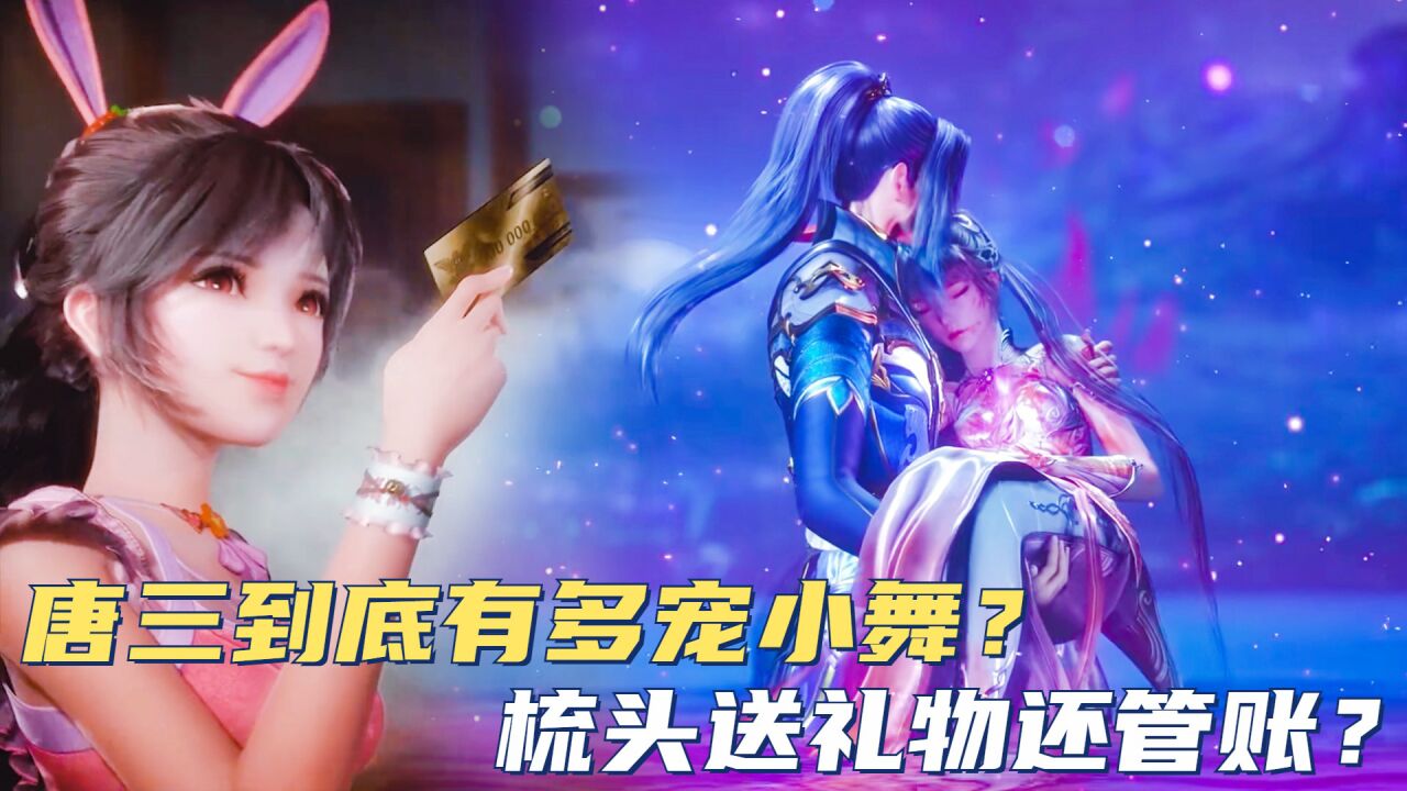 斗罗大陆:唐三到底有多宠小舞?梳头送礼物还管账?_腾讯视频