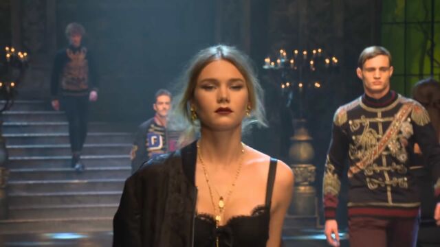 意大利奢侈品牌Dolce Gabbana 2017年FW男装秀场