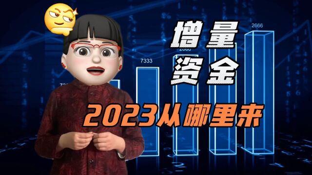 A股2023年增量资金测算,从哪里来?哪部分资金会成为主流呢?